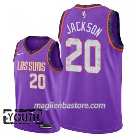Maglia NBA Phoenix Suns Josh Jackson 20 2018-19 Nike City Edition Viola Swingman - Bambino